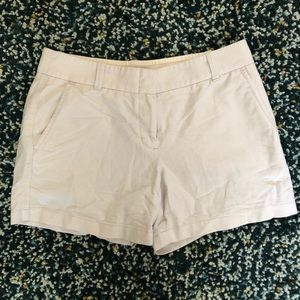 White J Crew Shorts